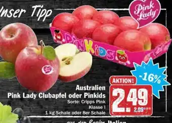 Hit Australian Pink Lady Clubapfel oder Pinkids Angebot