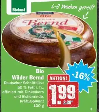 Hit Bio wilder bernd 100g Angebot