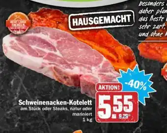 Hit Schweinenacken-Kotelett 1kg Angebot