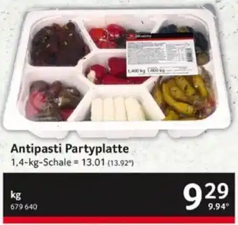 Selgros Antipasti Partyplatte 1,4-kg-Schale Angebot