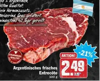 Hit Argentinisches frischer Entrecote 100g Angebot