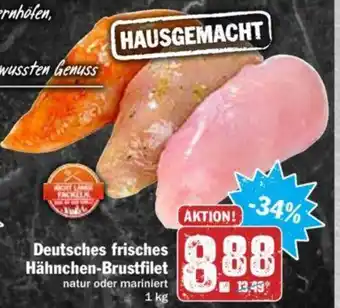 Hit Deutsches frisches Hahnchen-Brustfilet 1kg Angebot