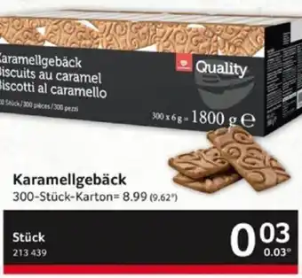 Selgros Quality Karamellgebäck 300-Stück-Karton Angebot