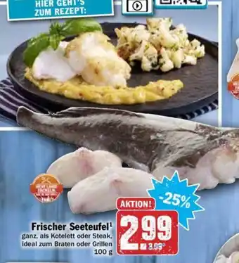 Hit Frischer seeteufel 100g Angebot