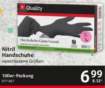 Selgros Quality Nitril Handschuhe 100er-Packung Angebot