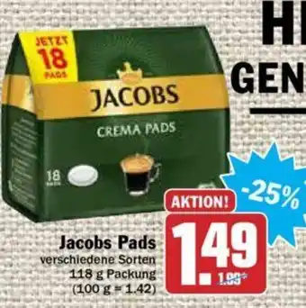 Hit Jacobs pads Angebot