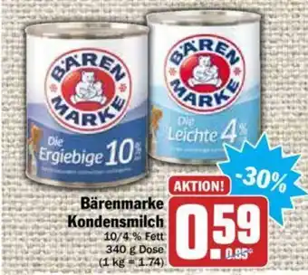 Hit Barenmarke kondensmilch Angebot