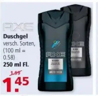 Multi Markt Axe Duschgel 250ml Angebot