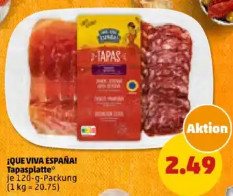 PENNY ¡QUE VIVA ESPAÑA! Tapasplatte 120-g-Packung Angebot