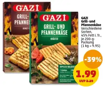 PENNY GAZI Grill- und Pfannenkäse 200-g-Packung Angebot