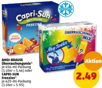 PENNY AHOJ-BRAUSE Überraschungsmix 465 ml oder CAPRI-SUN Freezies 420-ml-Packung Angebot