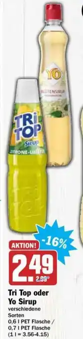 Hit Tri top oder yo sirup Angebot