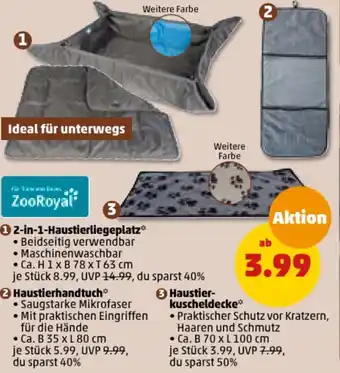 PENNY ZooRoyal 2-in-1-Haustierliegeplatz Angebot