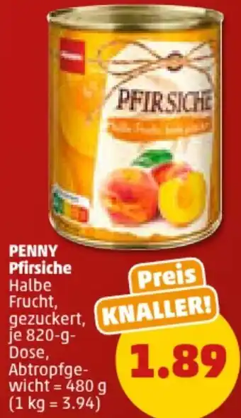 PENNY PENNY Pfirsiche 820 g Dose Angebot