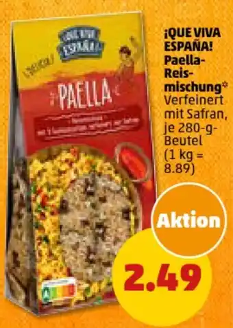 PENNY ¡QUE VIVA ESPAÑA! Paella-Reismischung 280-g-Beutel Angebot