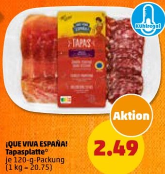 PENNY ¡QUE VIVA ESPAÑA! Tapasplatte 120 g Packung Angebot