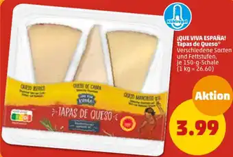 PENNY ¡QUE VIVA ESPAÑA! Tapas de Queso 150-g-Schale Angebot