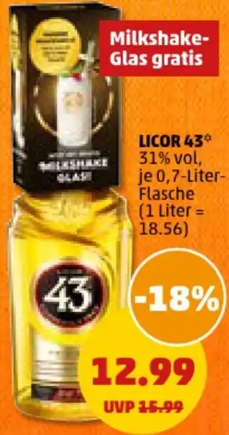 PENNY LICOR 43, 0,7-Liter-Flasche Angebot