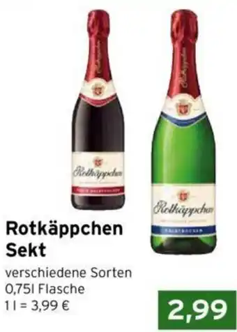 CAP Markt Rotkäppchen Sekt 0,75 L Flasche Angebot