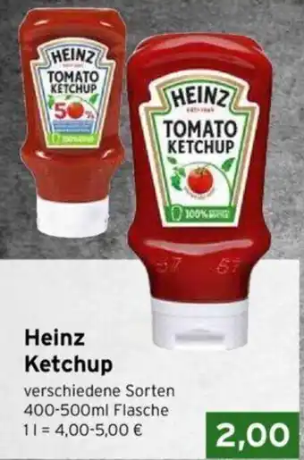 CAP Markt Heinz Ketchup 400-500 ml Flasche Angebot