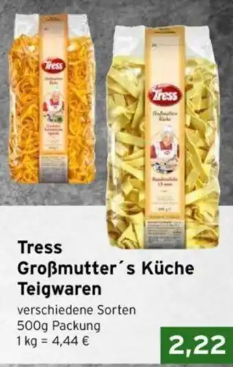 CAP Markt Tress Großmutter's Küche Teigwaren 500g Packung Angebot