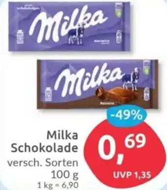 Budni Milka Schokolade 100 g Angebot