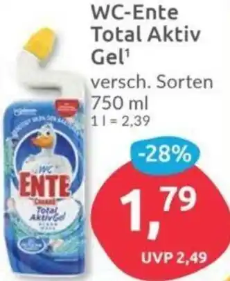 Budni WC-Ente Total Aktiv Gel 750 ml Angebot