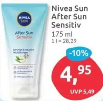 Budni Nivea Sun After Sun Sensitiv 175 ml Angebot