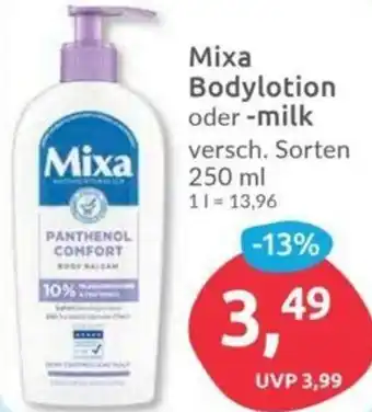 Budni Mixa Bodylotion oder milk 250 ml Angebot