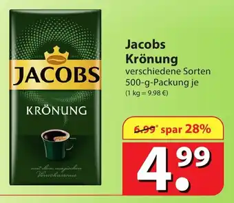 Famila Nord Ost Jacobs Krönung 500-g-Packung Angebot