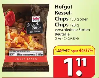 Famila Nord Ost Hofgut Kessel-Chips 150 g oder Chips 120 g Angebot
