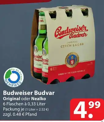 Famila Nord Ost Budweiser Budvar Original oder Nealko Angebot