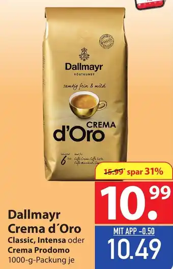 Famila Nord Ost Dallmayr Crema d'Oro 1000-g-Packung Angebot