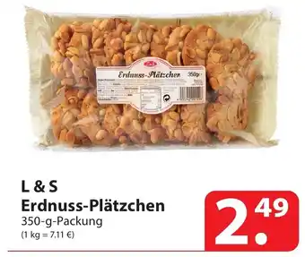 Famila Nord Ost L & S Erdnuss-Plätzchen 350 g Packung Angebot