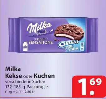 Famila Nord Ost Milka Kekse oder Kuchen 132-185-g-Packung Angebot