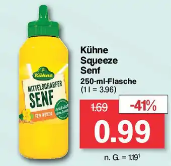 Famila Nord West Kühne Squeeze Senf 250-ml-Flasche Angebot