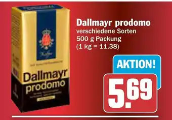 AEZ Dallmayr prodomo 500 g Packung Angebot