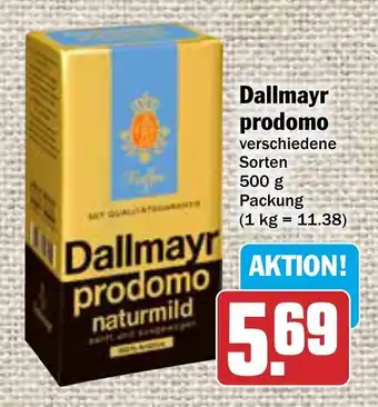 AEZ Dallmayr prodomo 500 g Packung Angebot