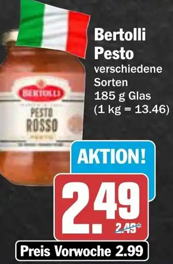 AEZ Bertolli Pesto 185 g Glas Angebot