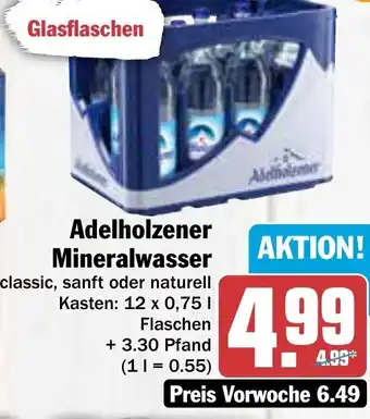 AEZ Adelholzener Mineralwasser 12 x 0,75 l Flaschen Angebot