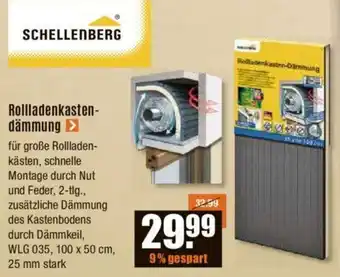 V Baumarkt SCHELLENBERG Rollladenkasten-dämmung Angebot