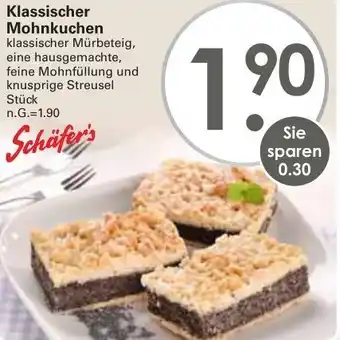 WEZ Schäfer's Klassischer Mohnkuchen Angebot