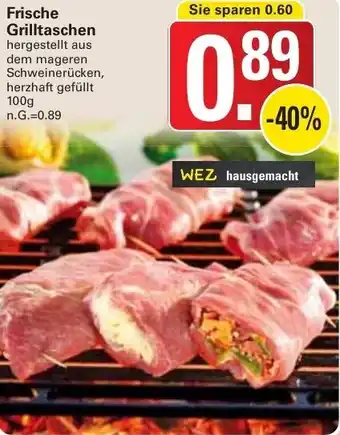 WEZ Frische Grilltaschen 100 g Angebot