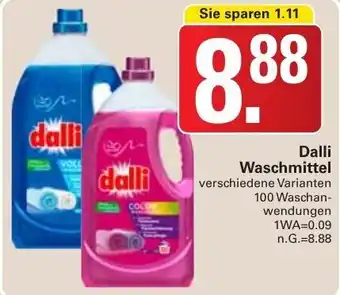 WEZ Dalli Waschmittel 100 Waschanwendungen Angebot