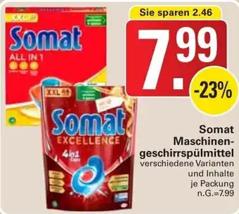 WEZ Somat Maschinengeschirrspülmittel Angebot