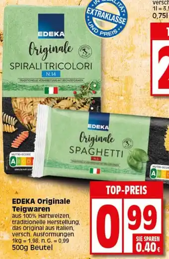 Elli Markt EDEKA Originale Teigwaren 500 g Beutel Angebot