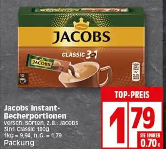Elli Markt Jacobs Instant-Becherportionen Angebot