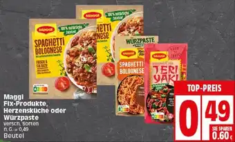 Elli Markt Maggi Fix-Produkte, Herzensküche oder Würzpaste Angebot