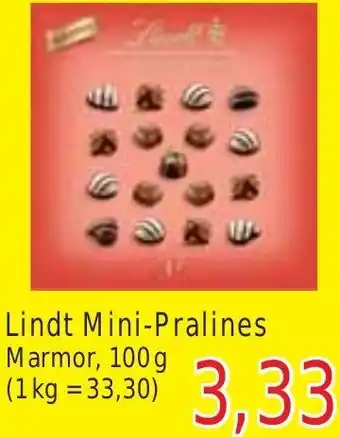 Wiglo Wunderland Lindt Mini-Pralines Marmor 100 g Angebot