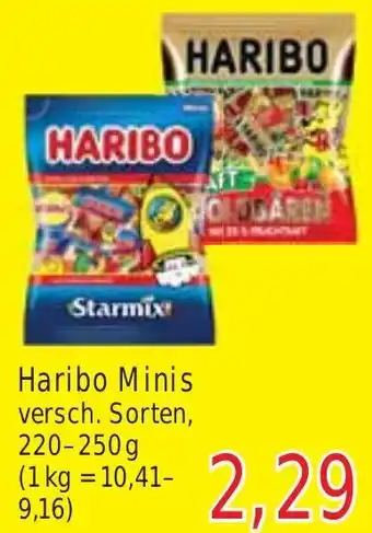 Wiglo Wunderland Haribo Minis 220-250 g Angebot